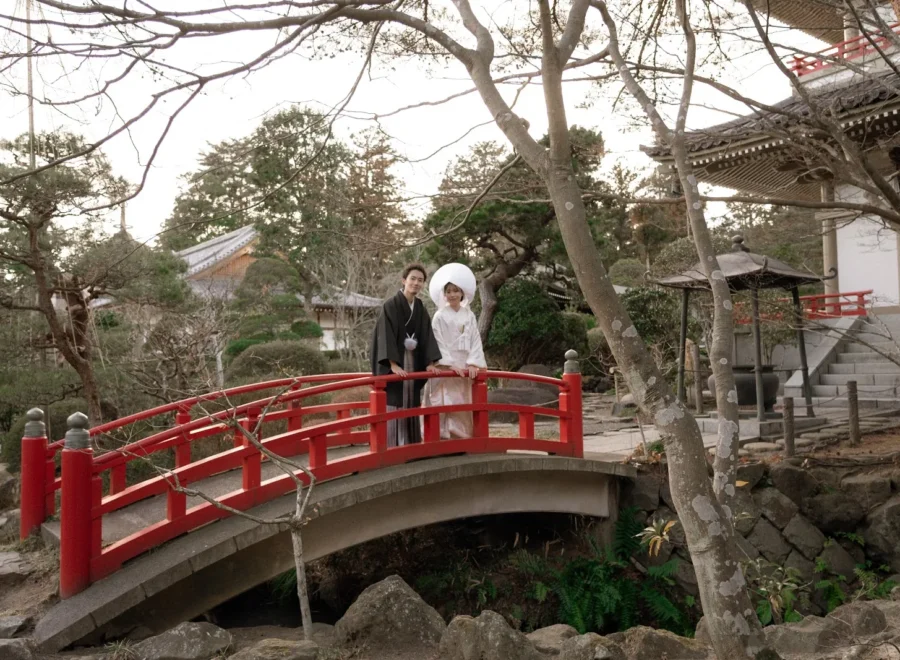 宮城・輪王寺｜白無垢と色打掛で撮る和装フォトウェディング