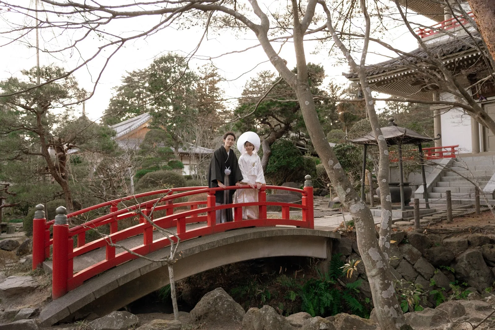 宮城・輪王寺｜白無垢と色打掛で撮る和装フォトウェディング